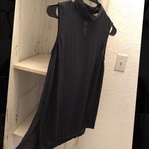 Drapey navy blue shirt